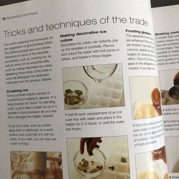 BARTENDER’S ACCESSORIES Bundle Cocktail Book Glass Charms Pourer Crystal Cleaner - Picture 8 of 10